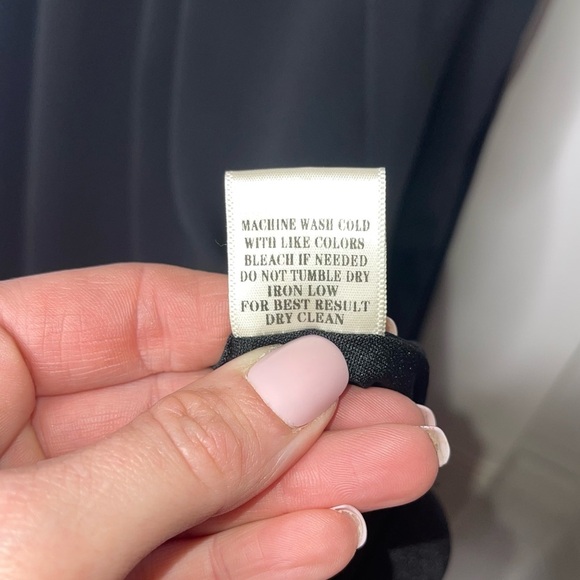 VERY J Black Flowy Mini Dress M - Picture 7 of 8